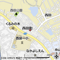 福島県須賀川市西田町43周辺の地図