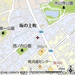 福島県須賀川市坂の上町36周辺の地図