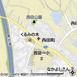 福島県須賀川市西田町3周辺の地図