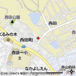 福島県須賀川市西田町33周辺の地図