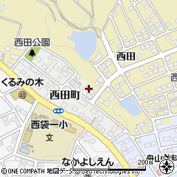 福島県須賀川市西田町31周辺の地図