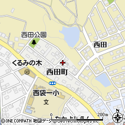 福島県須賀川市西田町周辺の地図