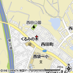 福島県須賀川市西田町6周辺の地図
