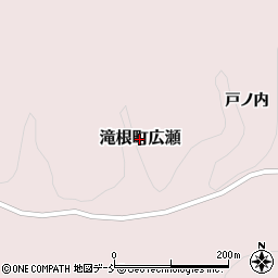 福島県田村市滝根町広瀬周辺の地図