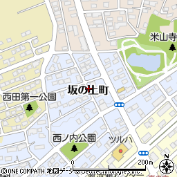 福島県須賀川市坂の上町周辺の地図