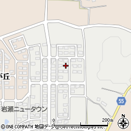 福島県須賀川市北横田石の花20周辺の地図