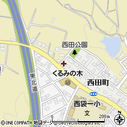 福島県須賀川市西田町9周辺の地図