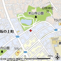 福島県須賀川市坂の上町12周辺の地図