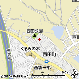 福島県須賀川市西田町18周辺の地図