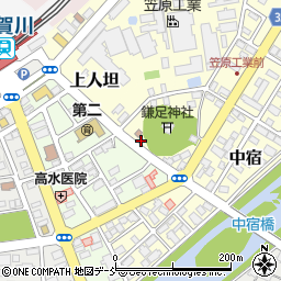 須賀川市第２分団第２班消防屯所周辺の地図
