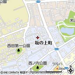 福島県須賀川市坂の上町141周辺の地図