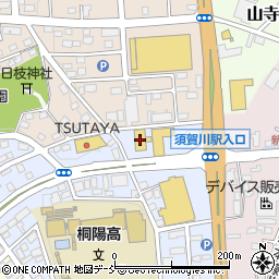 福島日産自動車須賀川店周辺の地図