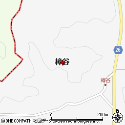 石川県鳳珠郡穴水町樟谷周辺の地図