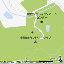 宇津峰カントリークラブ周辺の地図