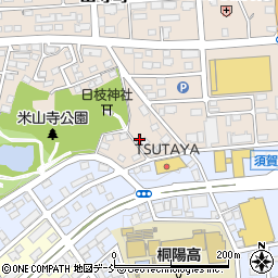 福島県須賀川市山寺町521周辺の地図