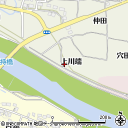 福島県須賀川市江持上川端周辺の地図