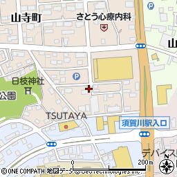 福島県須賀川市山寺町84周辺の地図