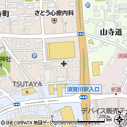 福島県須賀川市山寺町71周辺の地図