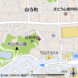 福島県須賀川市山寺町502周辺の地図
