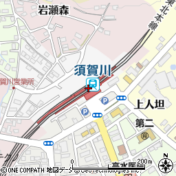 福島県須賀川市周辺の地図