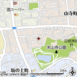 福島県須賀川市西川坂の上周辺の地図