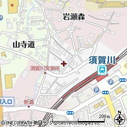 福島県須賀川市中山周辺の地図
