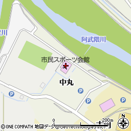 須賀川市　市民スポーツ会館周辺の地図