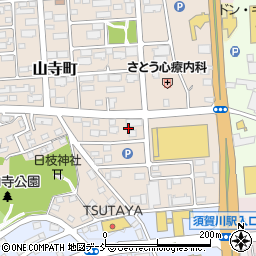 福島県須賀川市西川前田周辺の地図