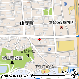 福島県須賀川市山寺町108周辺の地図