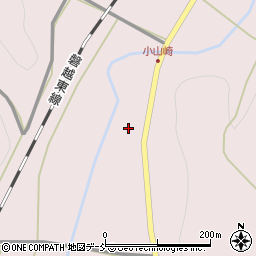 福島県田村市滝根町広瀬小山崎周辺の地図