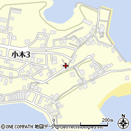 石川県能登町（鳳珠郡）小木（ヲ）周辺の地図