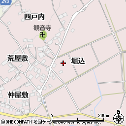 福島県須賀川市堤堀込周辺の地図