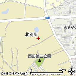 福島県須賀川市西川周辺の地図