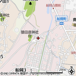 新潟県小千谷市船岡周辺の地図