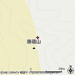 勝蔵山周辺の地図