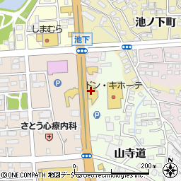 福島県須賀川市西川山本周辺の地図