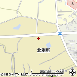 福島県須賀川市西川北別所周辺の地図