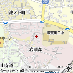 福島県須賀川市岩瀬森周辺の地図