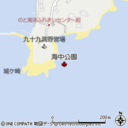 海中公園周辺の地図