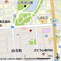 福島県須賀川市山寺町160周辺の地図