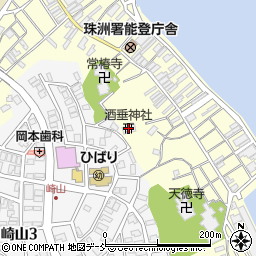 酒垂神社周辺の地図