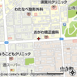福島県須賀川市北山寺町246周辺の地図