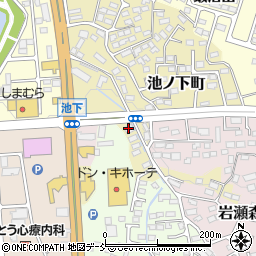 須賀川中央ミート周辺の地図