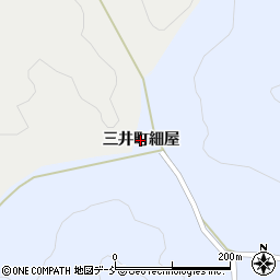 石川県輪島市三井町（細屋）周辺の地図