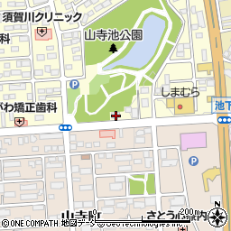 福島県須賀川市北山寺町261周辺の地図