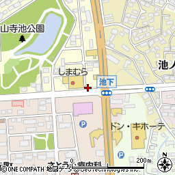 福島県須賀川市北山寺町268周辺の地図