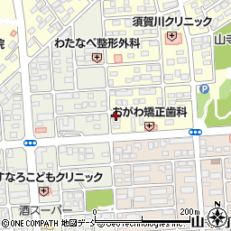 福島県須賀川市北山寺町250周辺の地図