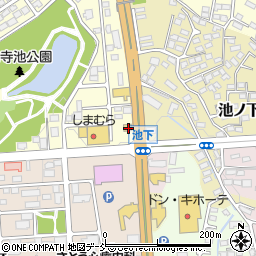 福島県須賀川市北山寺町265周辺の地図