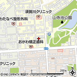 福島県須賀川市北山寺町255周辺の地図