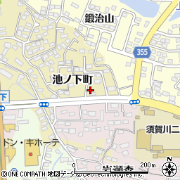 福島県須賀川市池ノ下町74-3周辺の地図